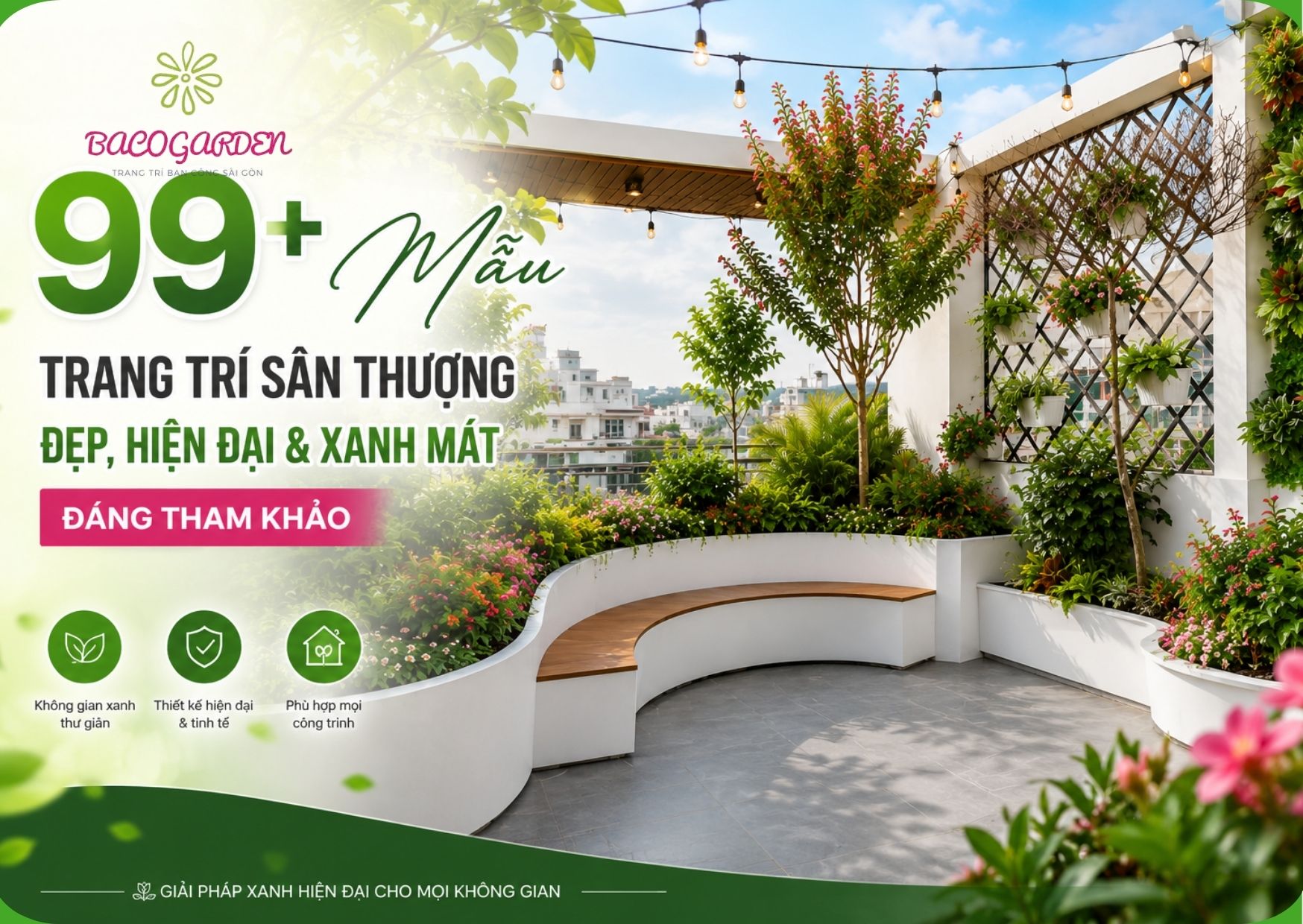 Mẫu Sân Thượng Đẹp