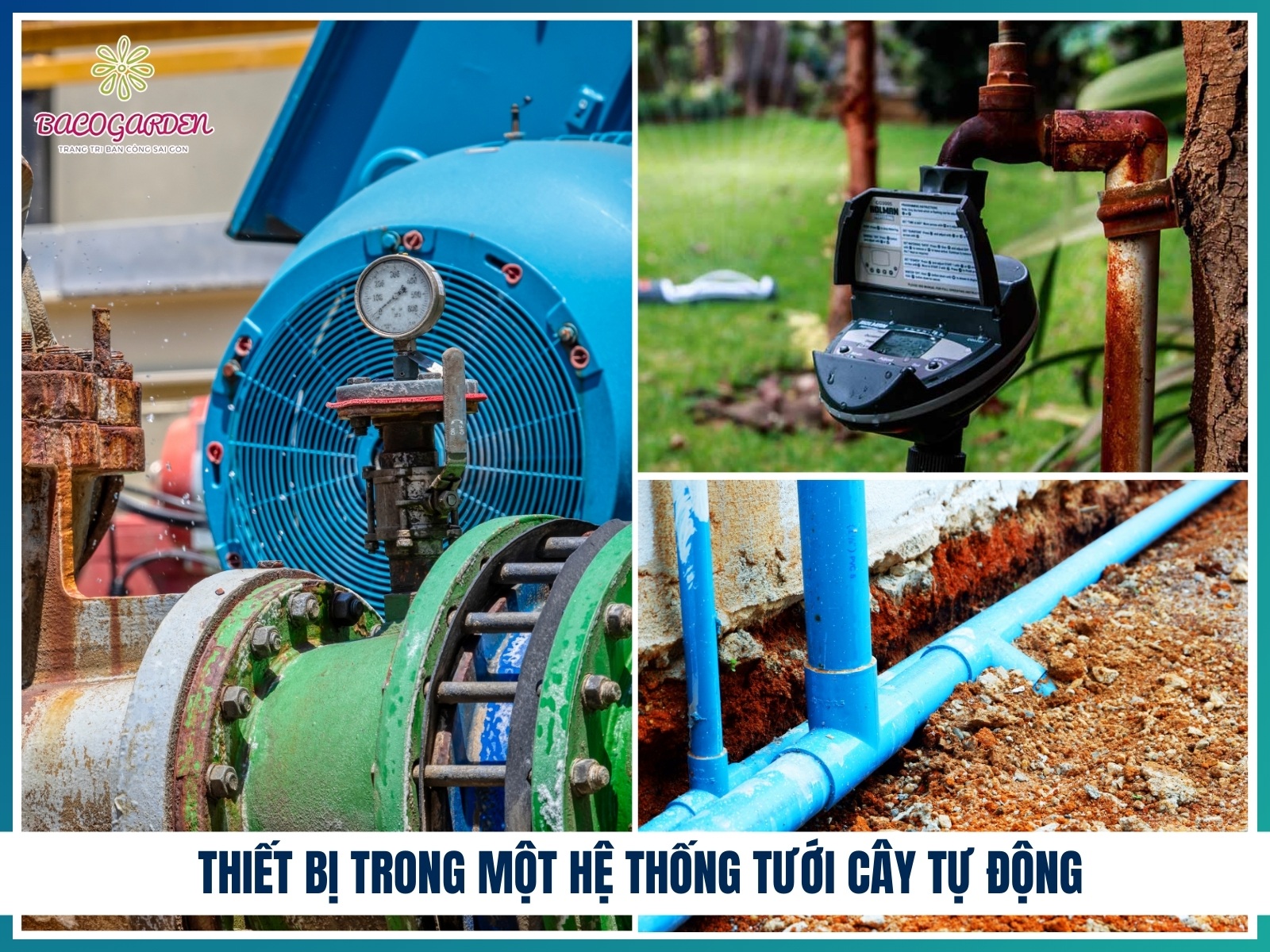 Thiet bi trong mot he thong tuoi cay tu dong