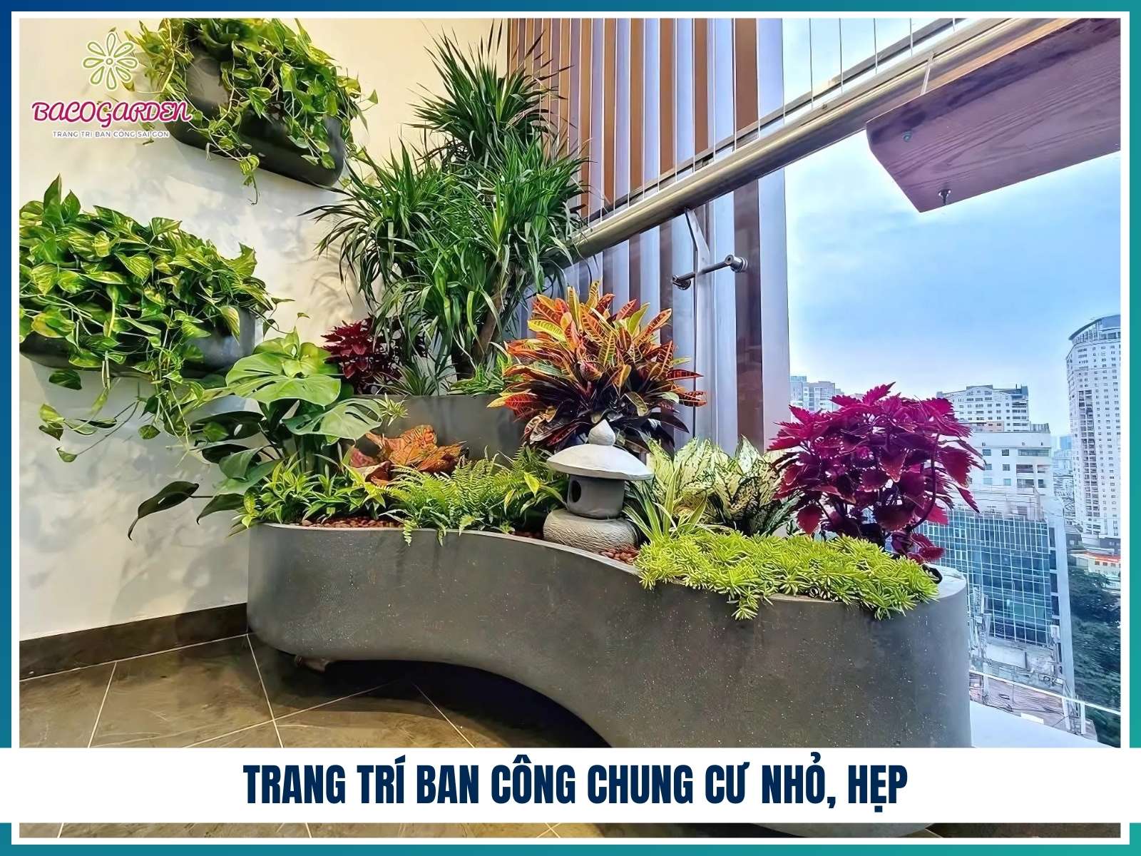 Ban cong chung cu nho hep