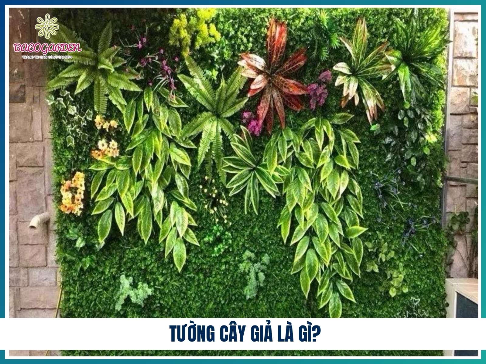 Tường cây giả là gì?