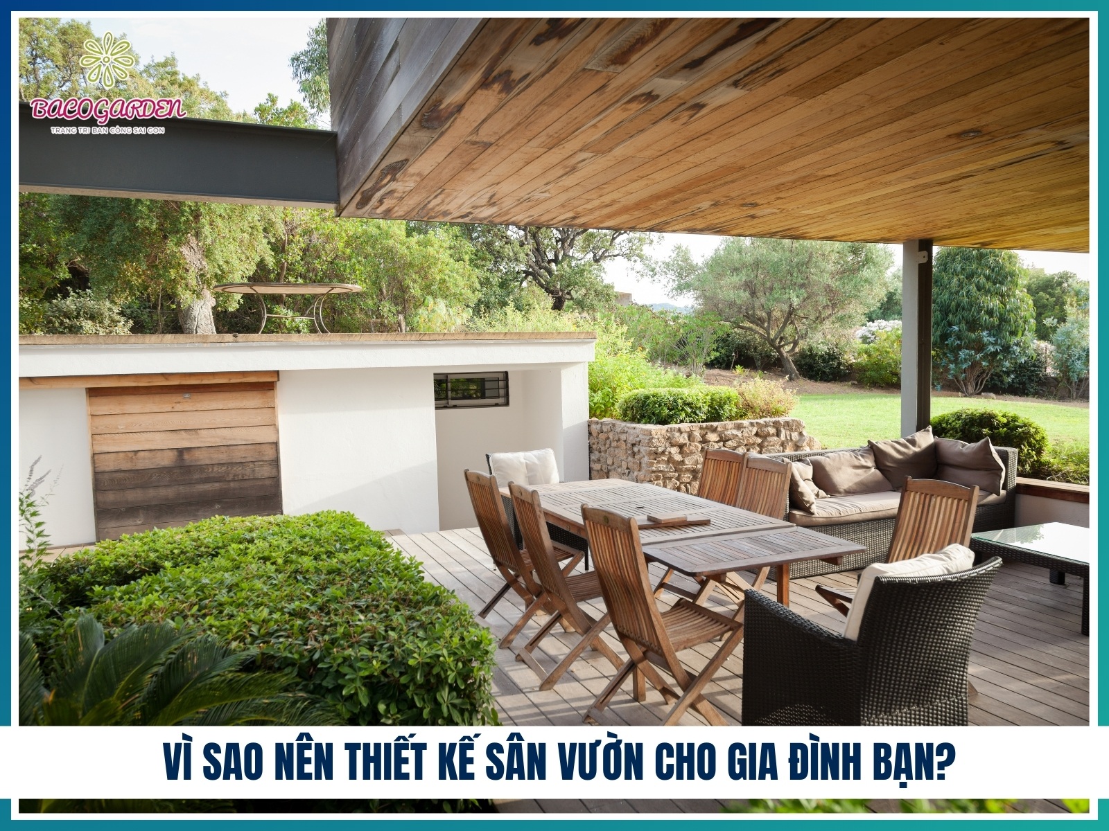 Vi sao nen thiet ke san vuon cho gia dinh ban