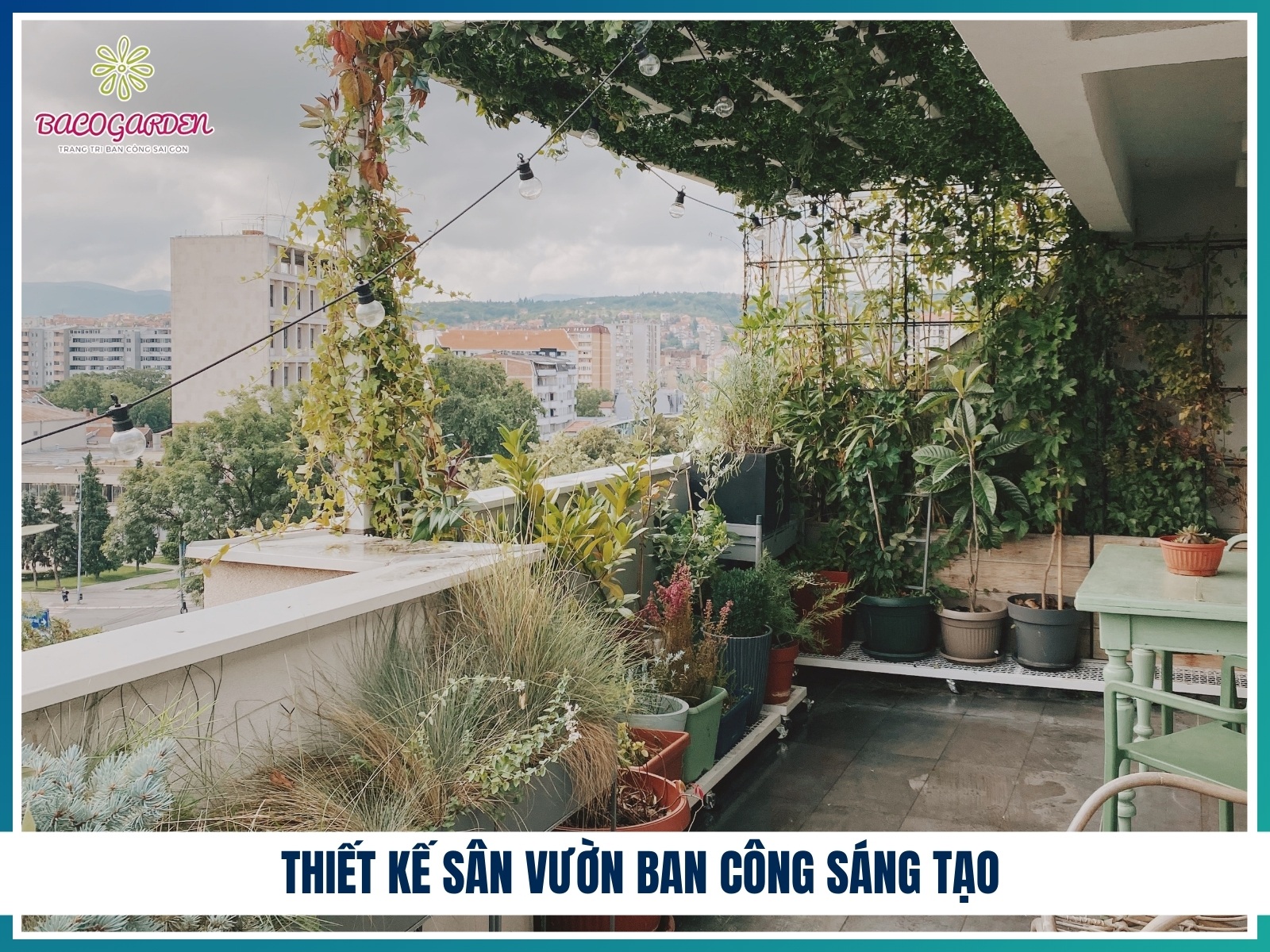 Thiet ke san vuon ban cong sang tao
