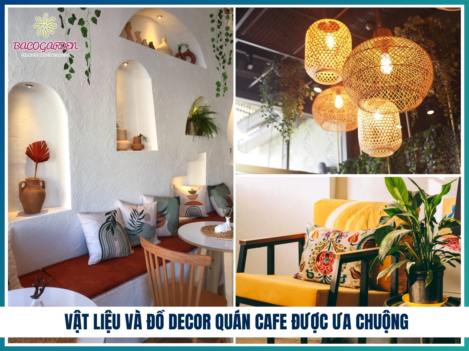 Vat lieu va do decor quan cafe duoc ua chuong