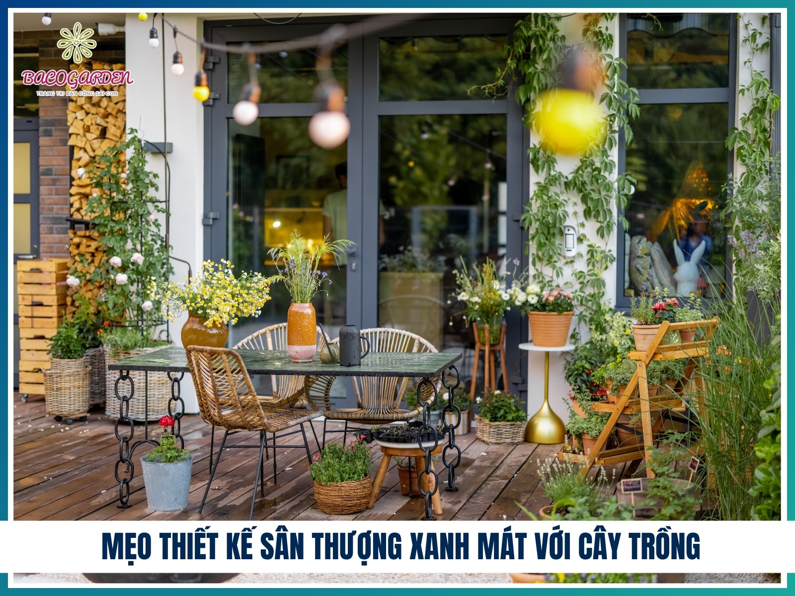 Meo thiet ke san thuong xanh mat voi cay trong