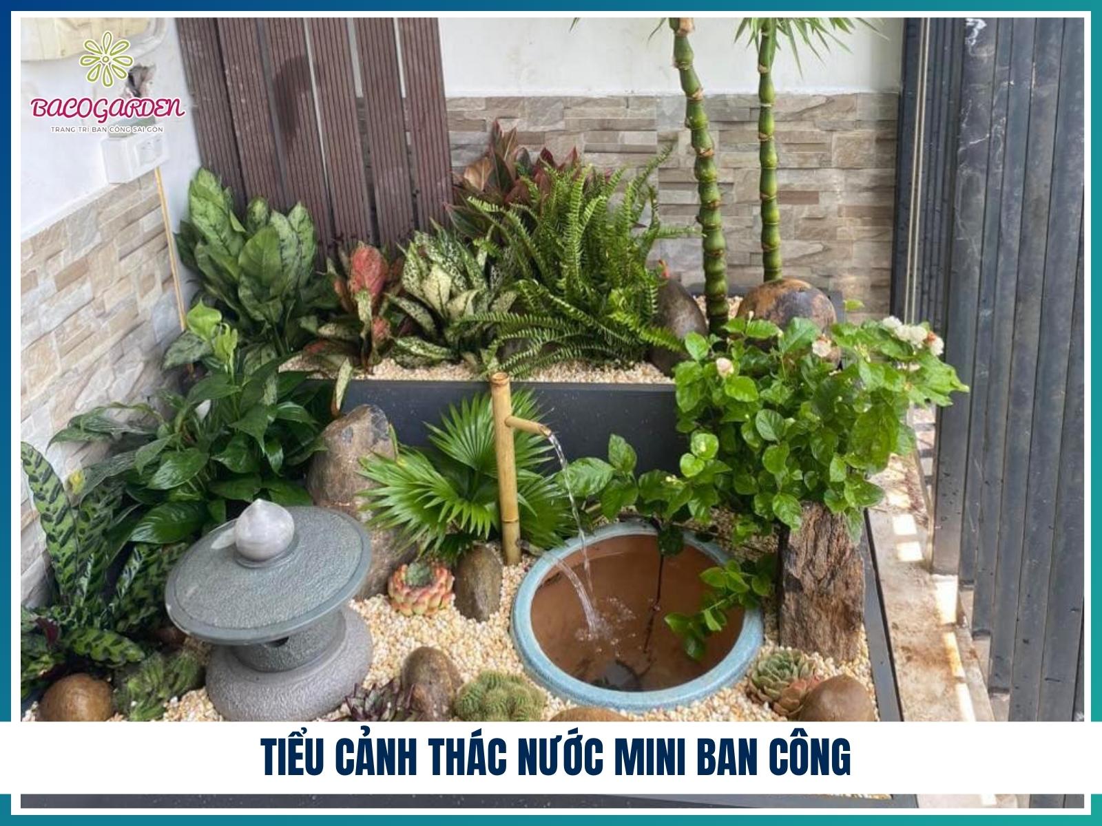 Tieu canh thac nuoc mini ban cong
