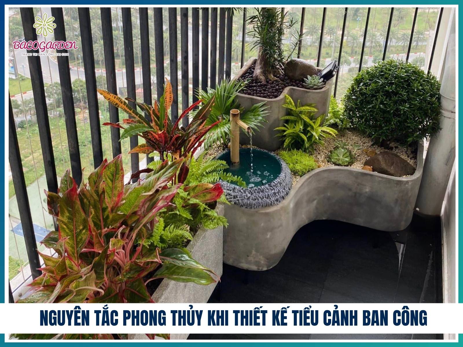 Nguyen tac phong thuy khi thiet ke tieu canh