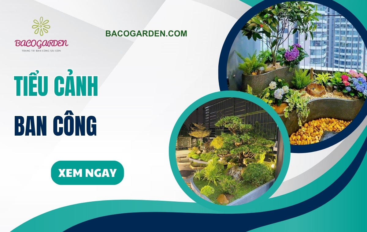 các mẫu thiết kế tiểu cảnh ban công đẹp