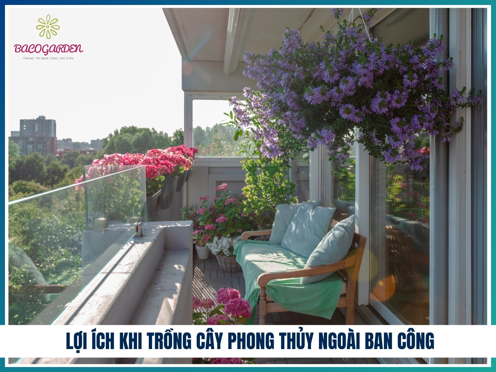 Loi ich khi trong cay phong thuy ngoai ban cong