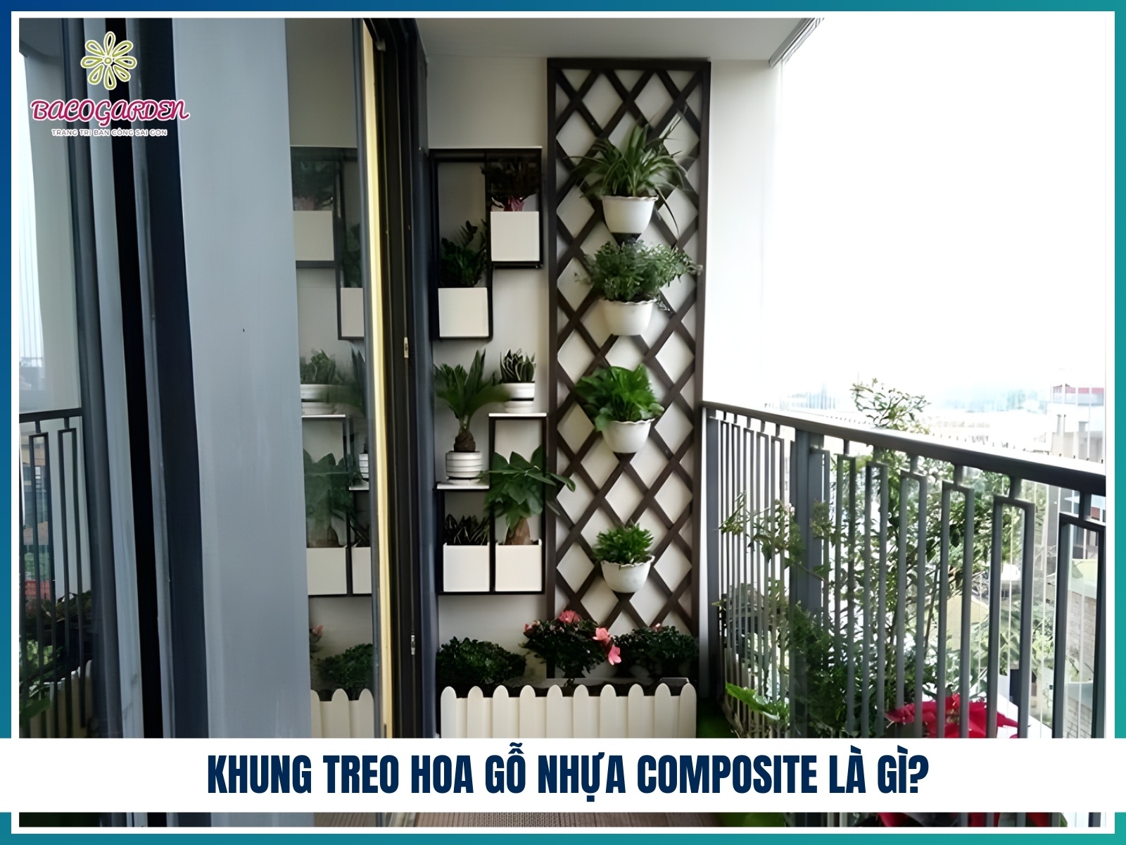 Khung treo hoa gỗ nhựa composite là gì?