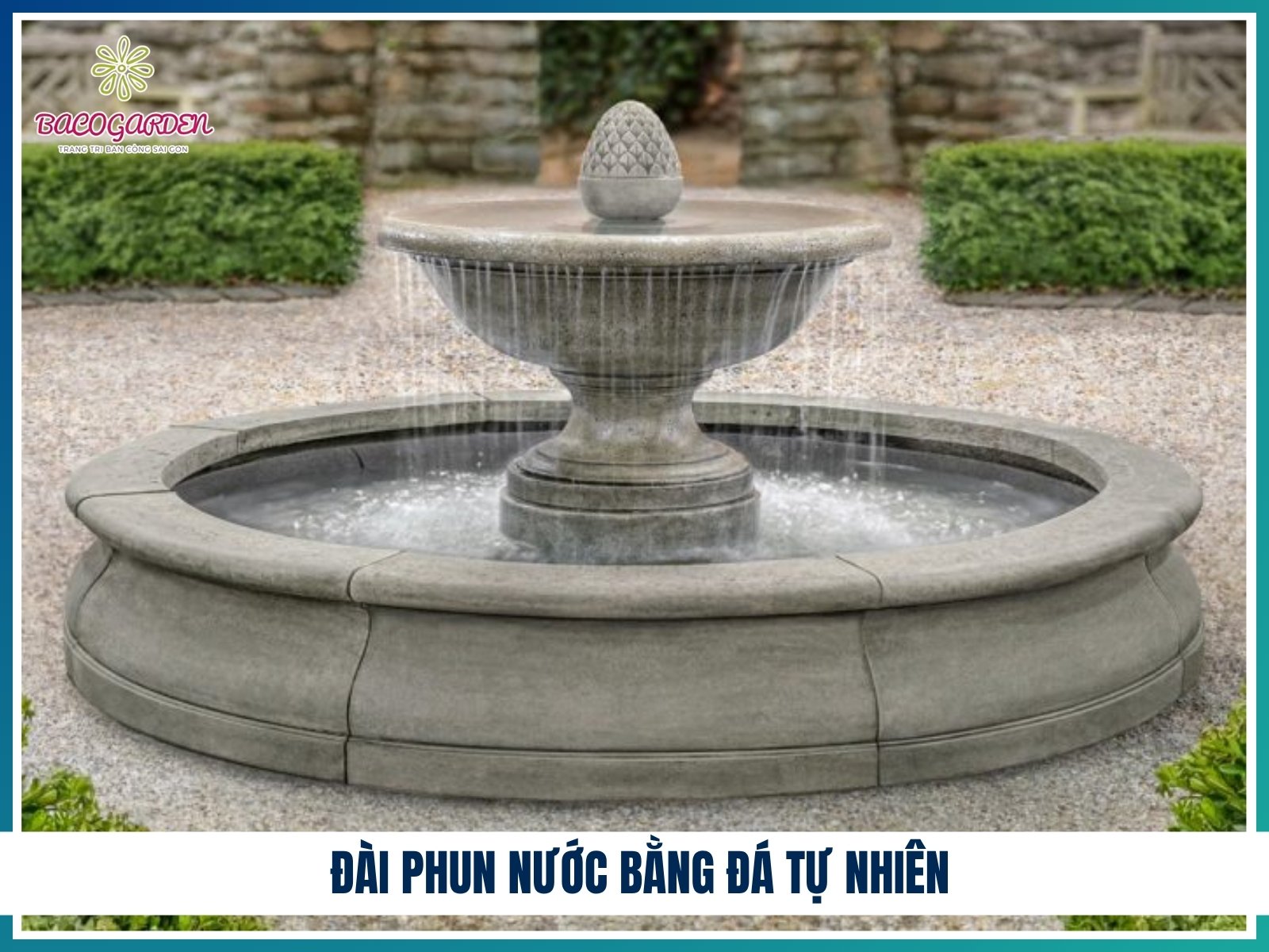 Đài phun nước bằng đá tự nhiên