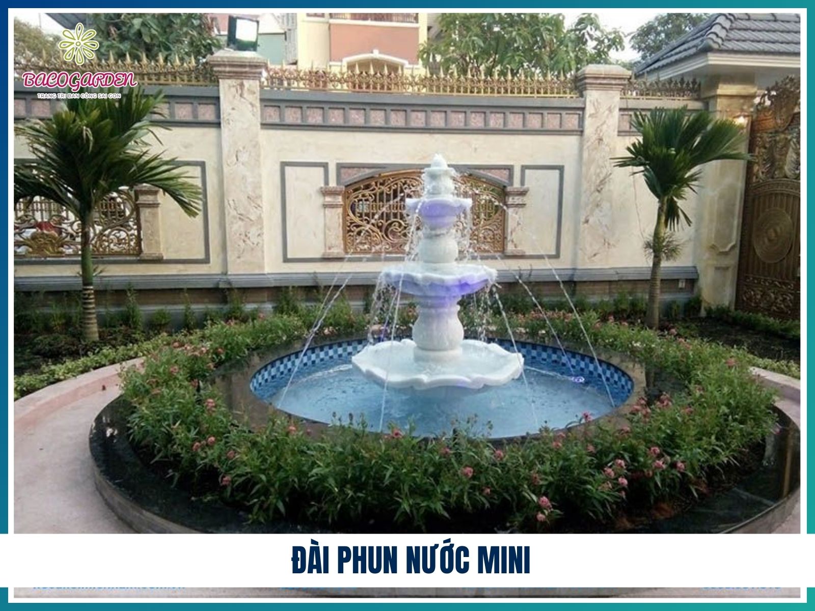 Đài phun nước mini