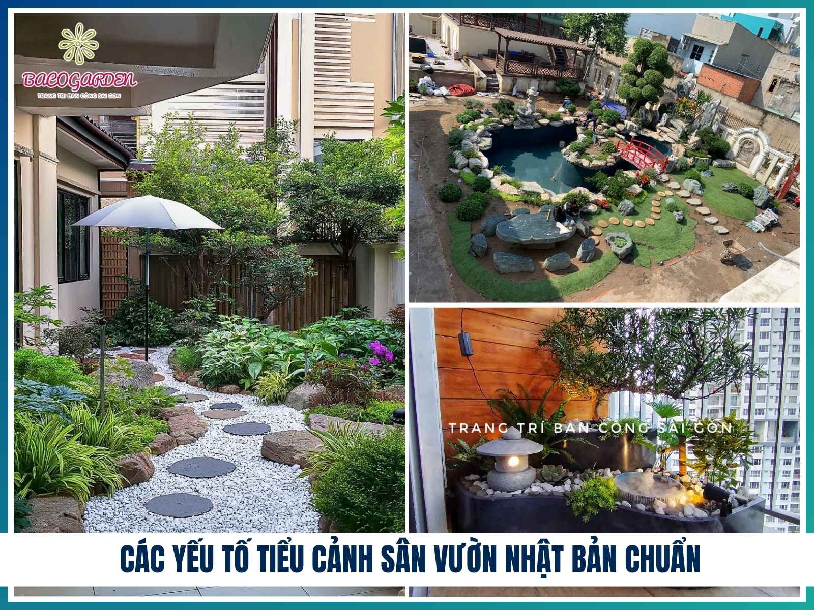 Các yếu tố tiểu cảnh sân vườn Nhật Bản chuẩn