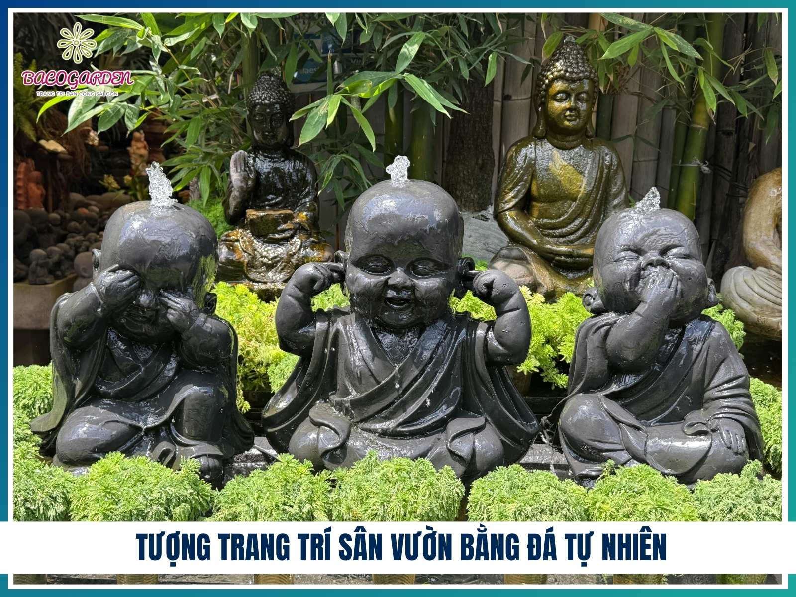 Tượng trang trí sân vườn bằng đá tự nhiên