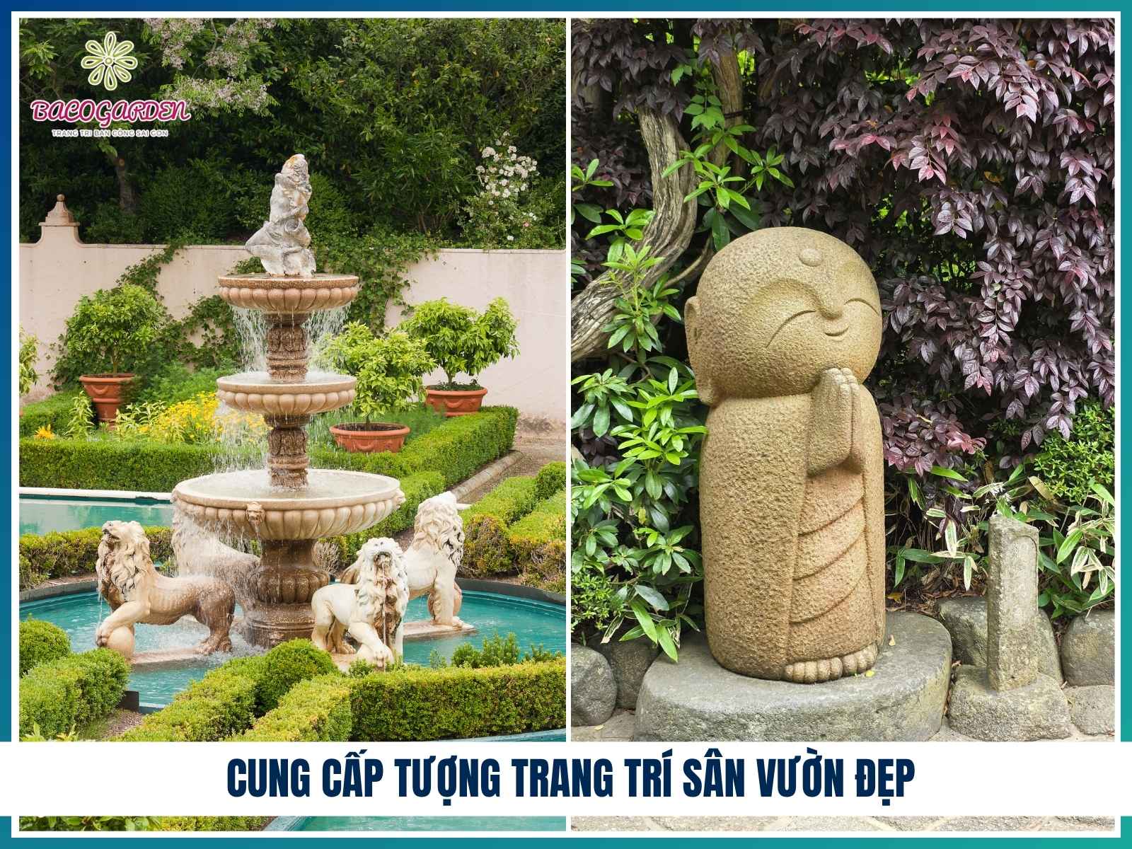 Mua các mẫu tượng trang trí sân vườn đẹp ở đâu uy tín?