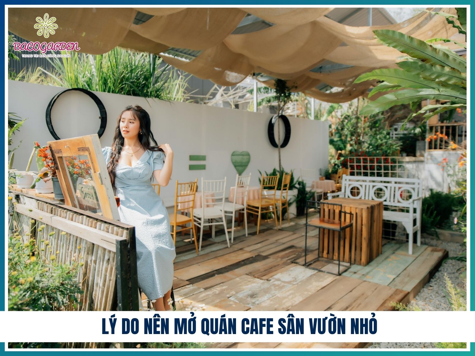 Ly do nen mo quan cafe san vuon nho
