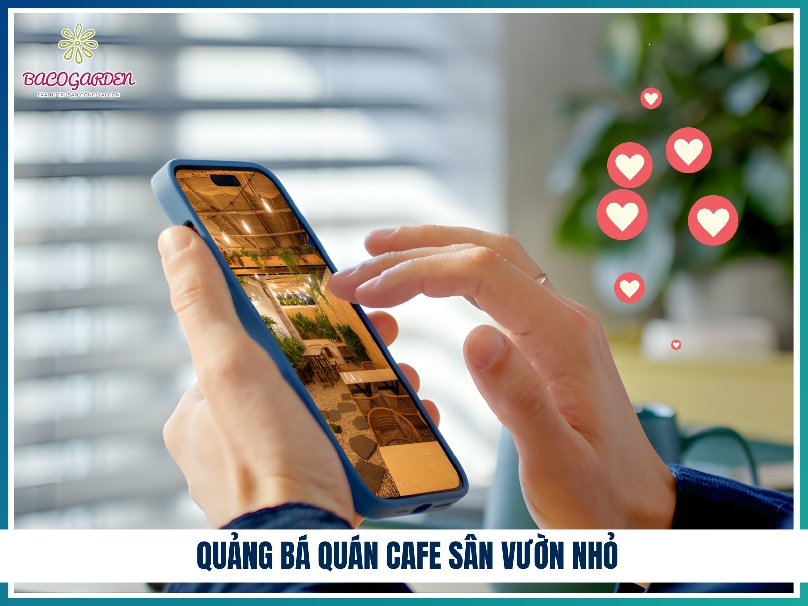 Quảng bá quán cafe sân vườn nhỏ