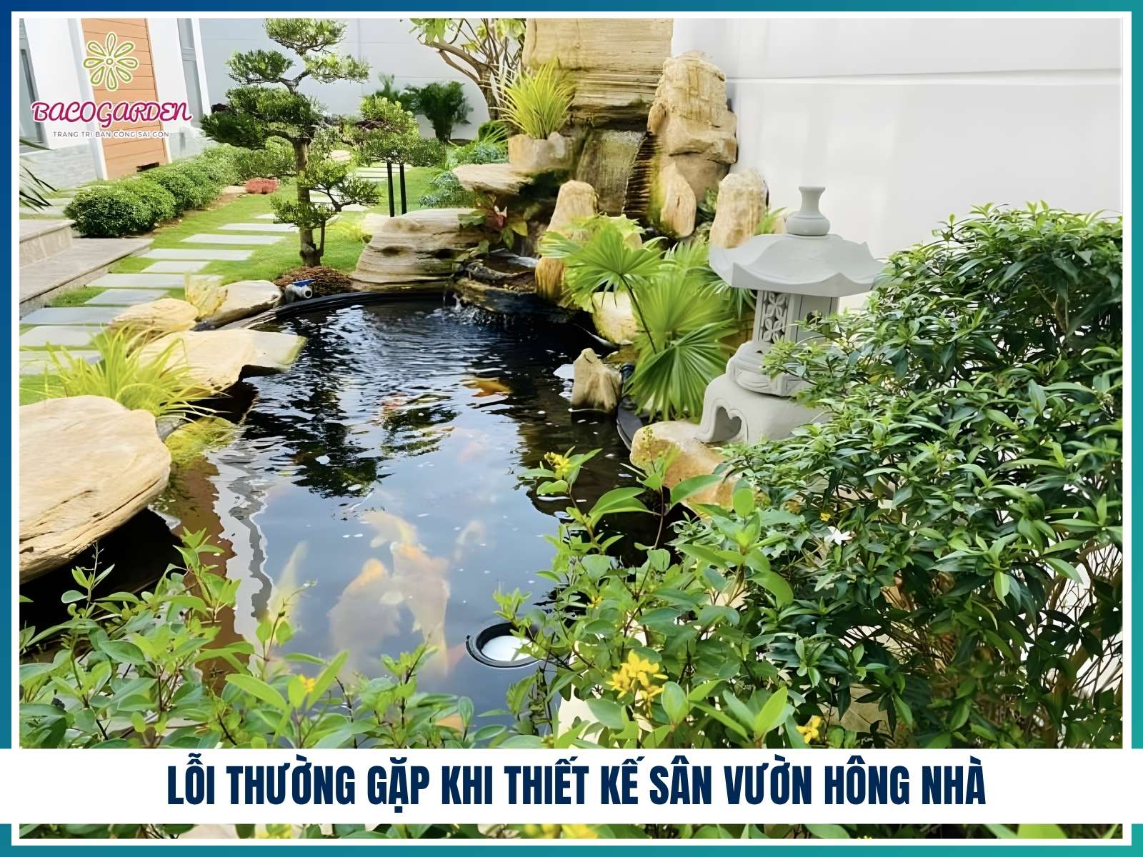 Lỗi thường gặp khi thiết kế sân vườn hông nhà