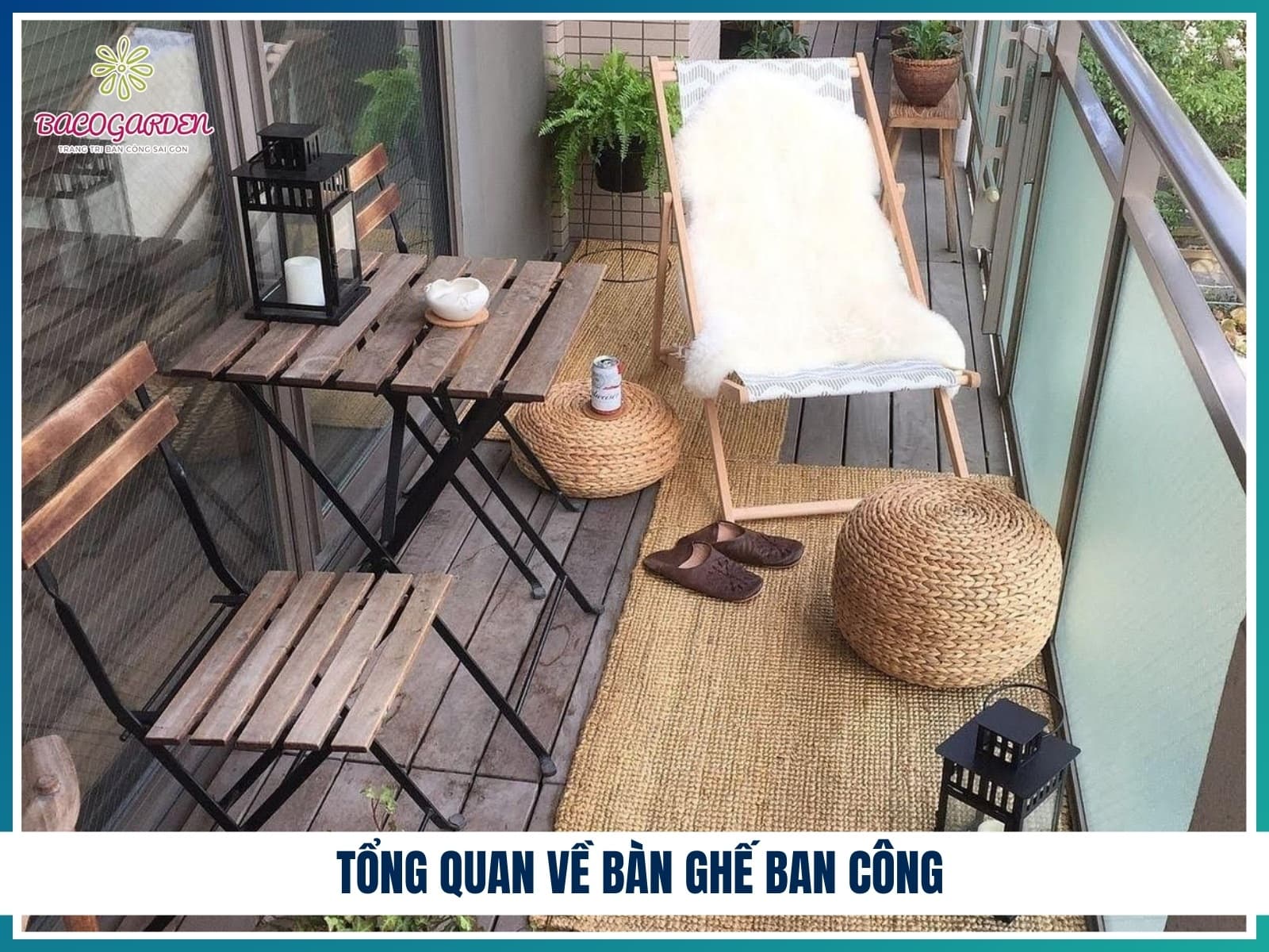 Tổng quan về bàn ghế ban công