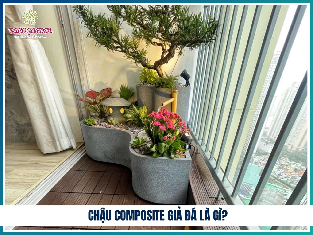 Chậu composite giả đá là gì?