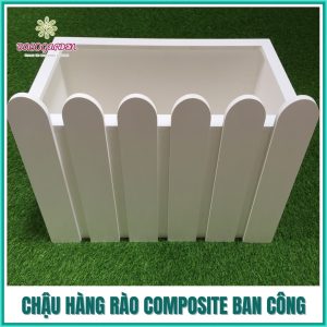 Chậu hàng rào composite ban công