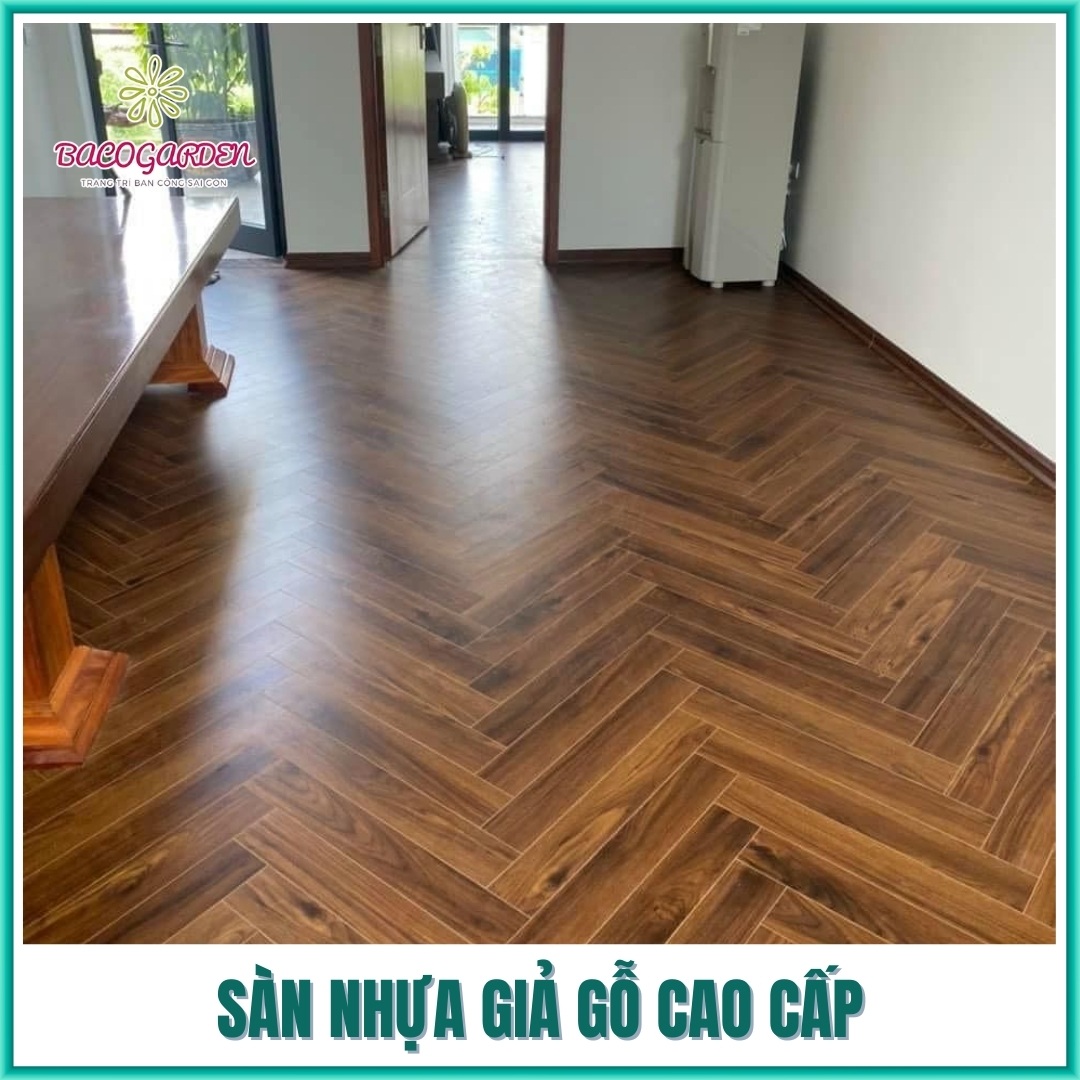 Sàn nhựa giả gỗ cao cấp nhập khẩu