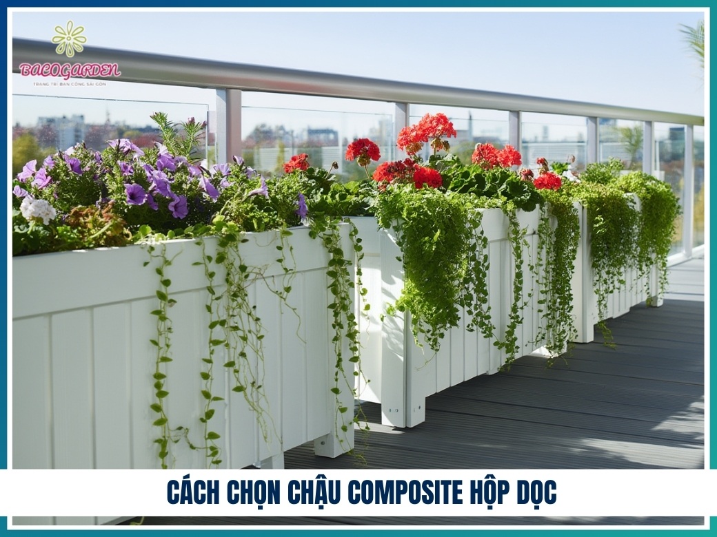 Cách chọn chậu composite hộp dọc