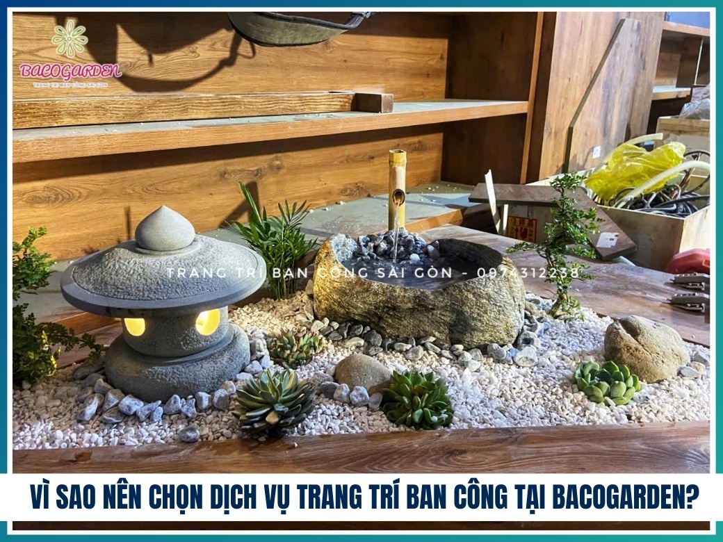 Vì sao nên chọn dịch vụ trang trí ban công tại BACOGARDEN?