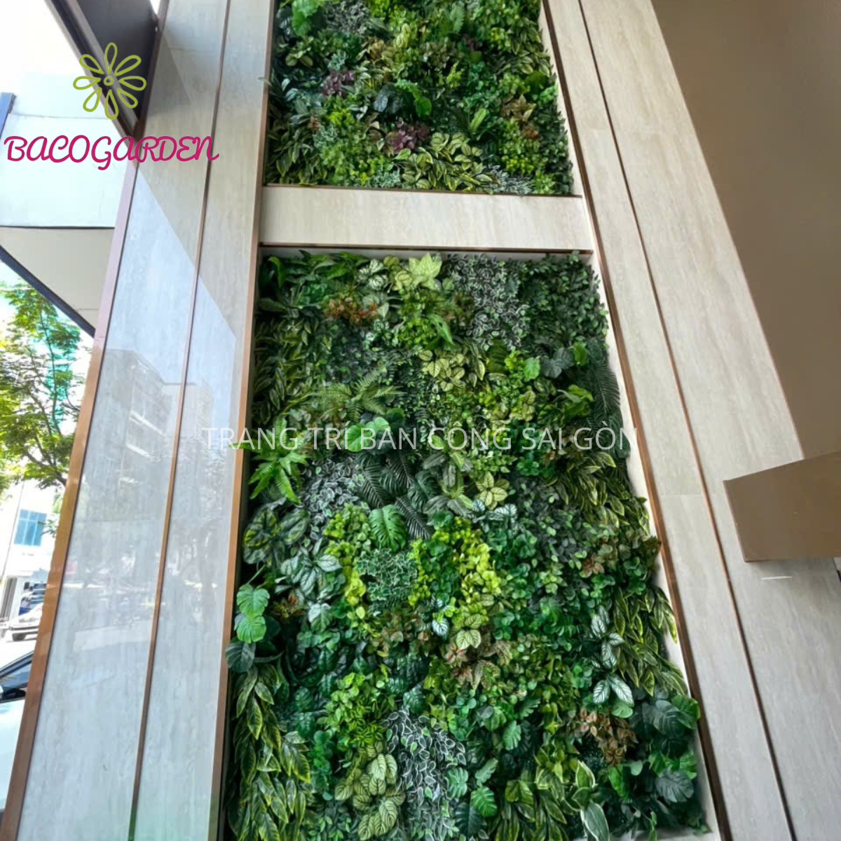 Trang Trí Tường Hoa Giả 