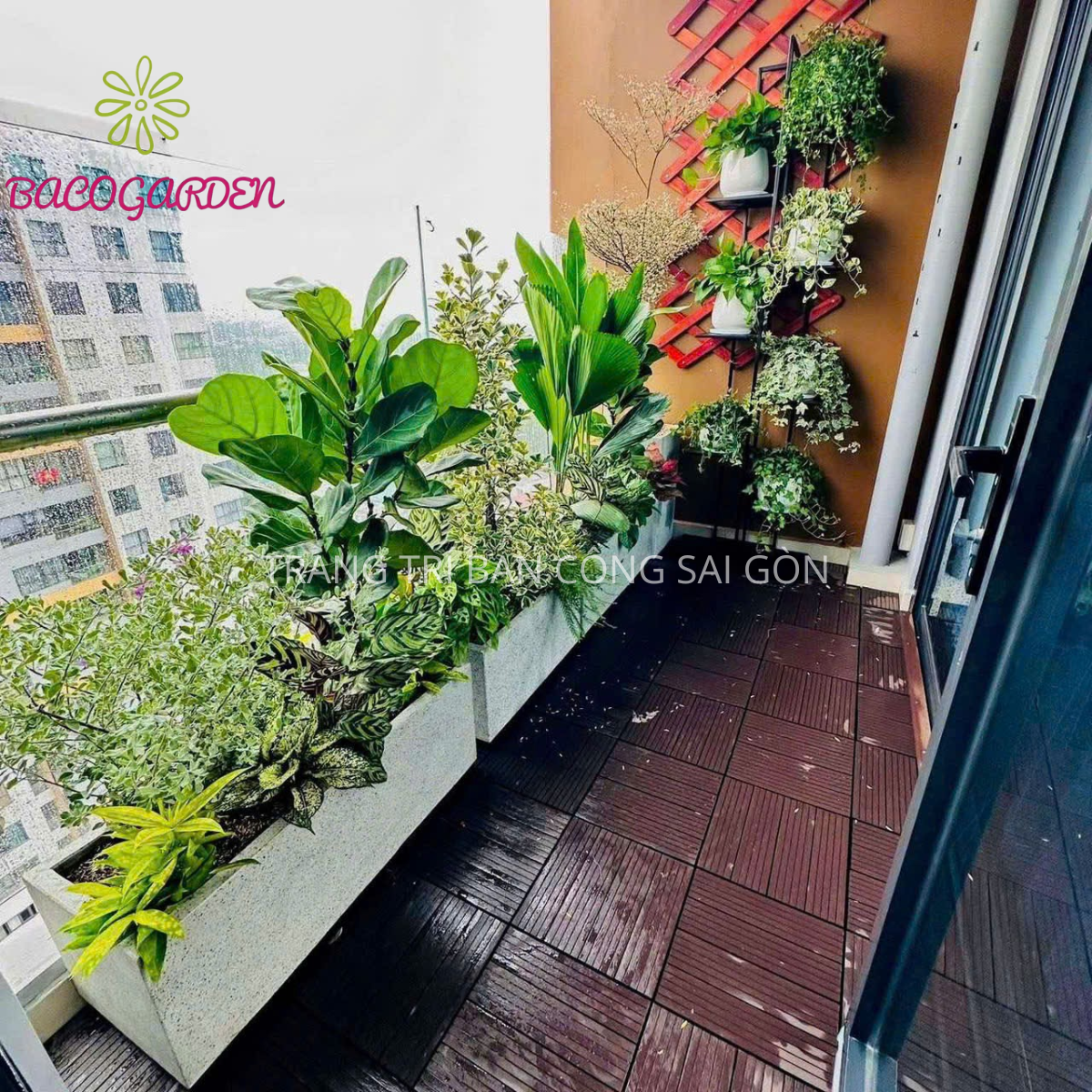 Trang Trí Ban Công Tiểu Cảnh