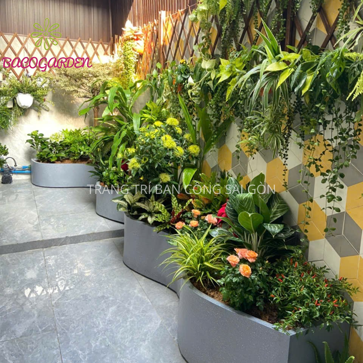 Trang Trí Ban Công Tiểu Cảnh