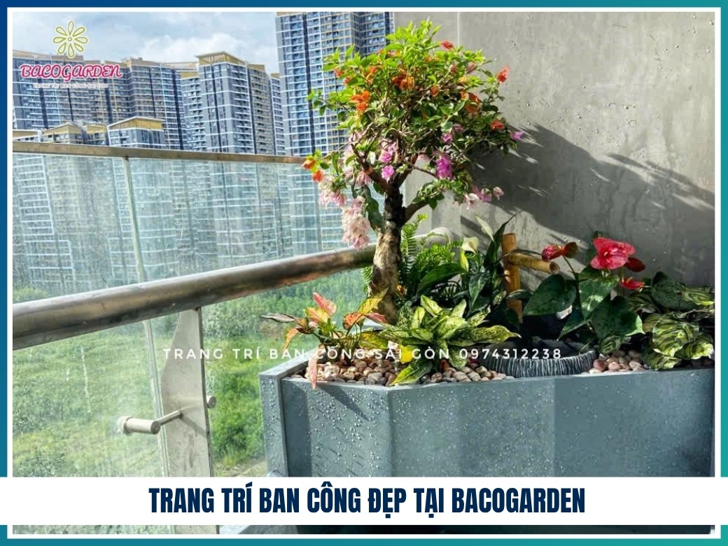 Trang trí ban công đẹp tại BACOGARDEN