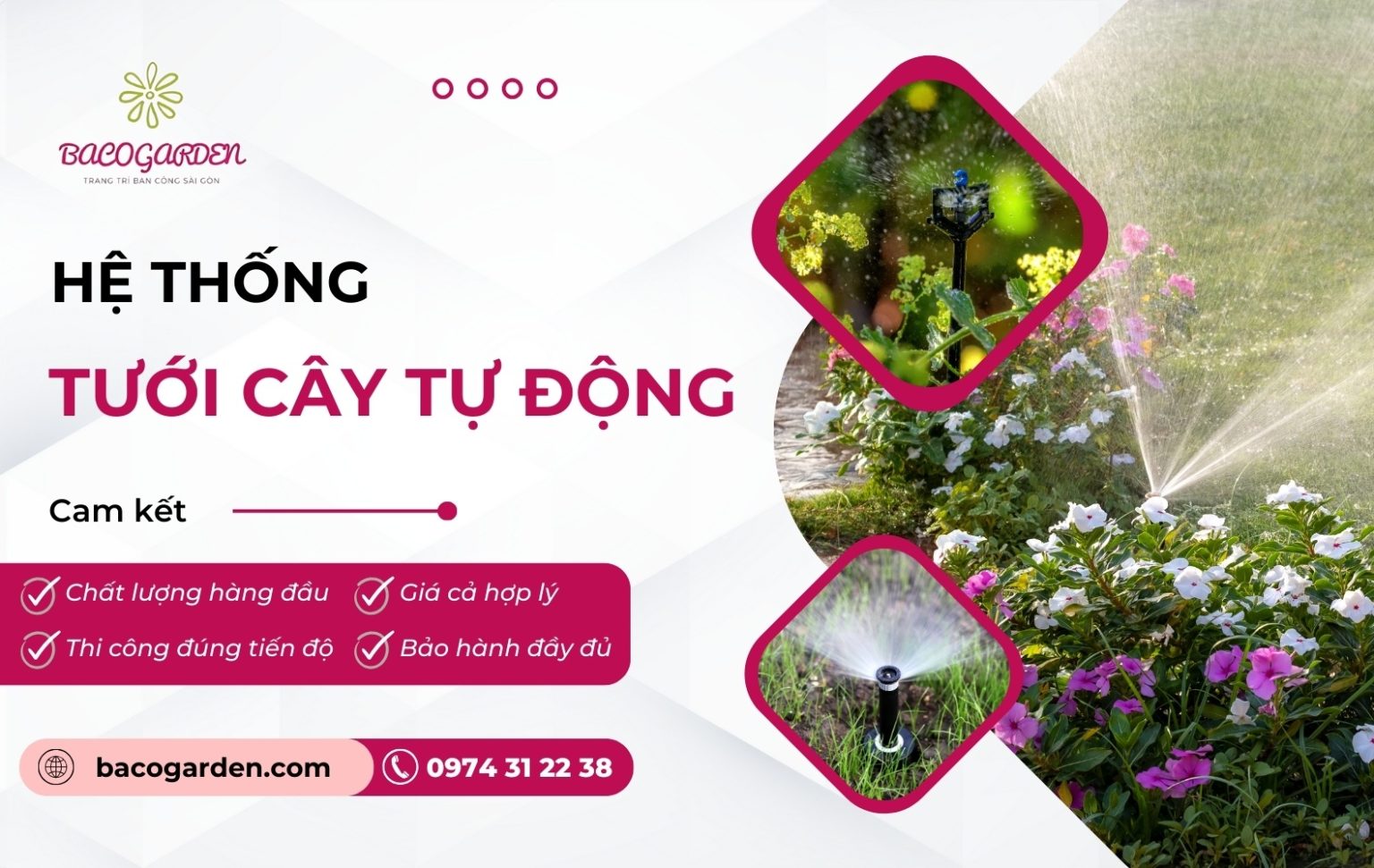 Hệ thống tưới cây tự độngg