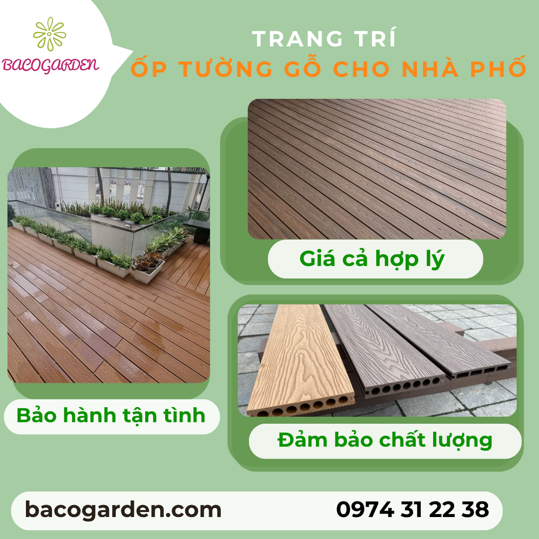 ỐP TƯỜNG GIẢ GỖ NHÀ PHỐ BIẾN KHÔNG GIAN THÀNH NƠI NGHỈ DƯỠNG