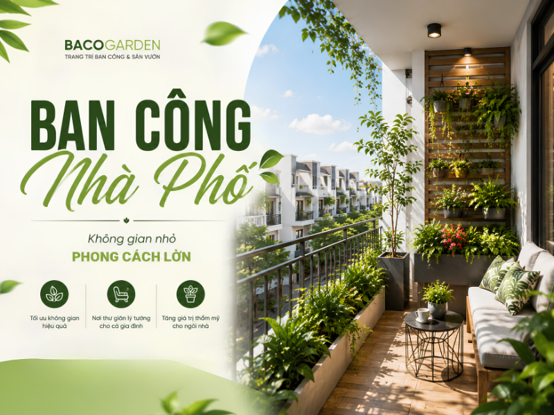 Ban công nhà phố