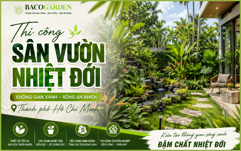 Sân vườn nhiệt đới