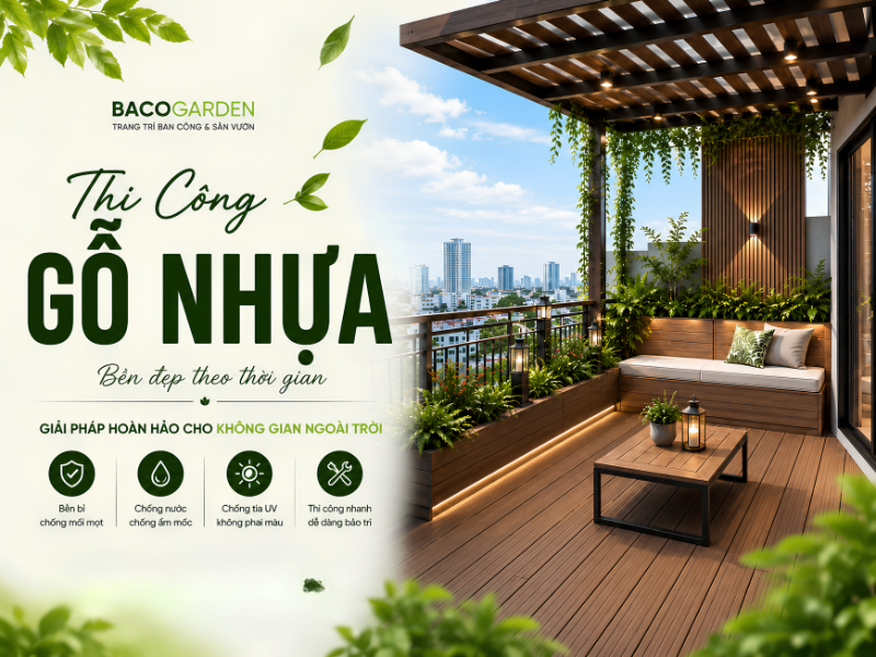 Thi công ghỗ nhựa